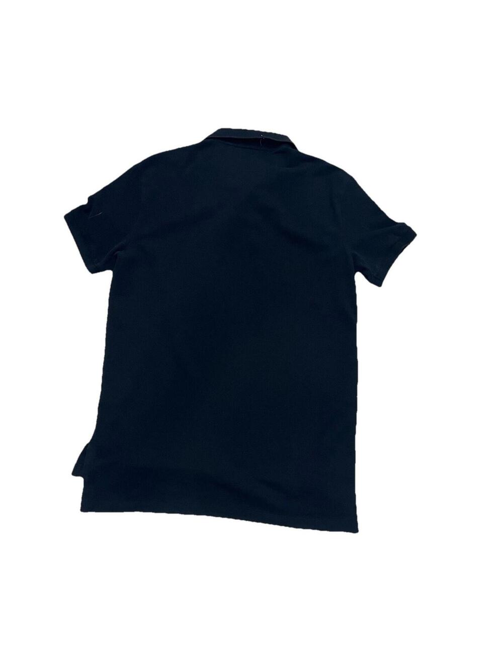 Polo Ralph Lauren Black Polo Shirt Men’s Medium Classic Fit Pony Logo Preppy - Picture 3 of 8